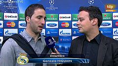Higuaín: "Es un gran resultado pero no está sentenciado"