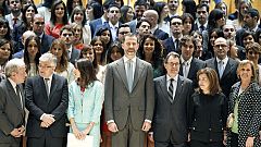 El príncipe pide a los jueces "prudencia y fortaleza" ante "momentos complejos"