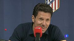 Simeone: "Quedan unos años para competir con Madrid y Barça"
