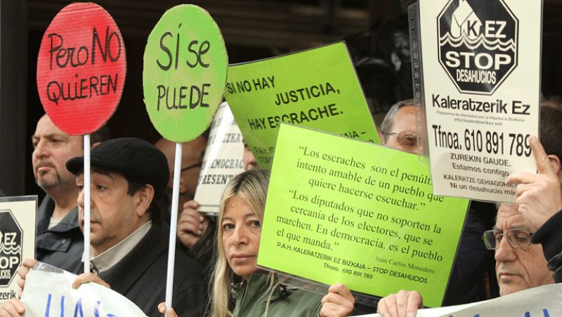 La oposición rechaza la propuesta del PP para modificar la ley hipotecaria y de desahucios