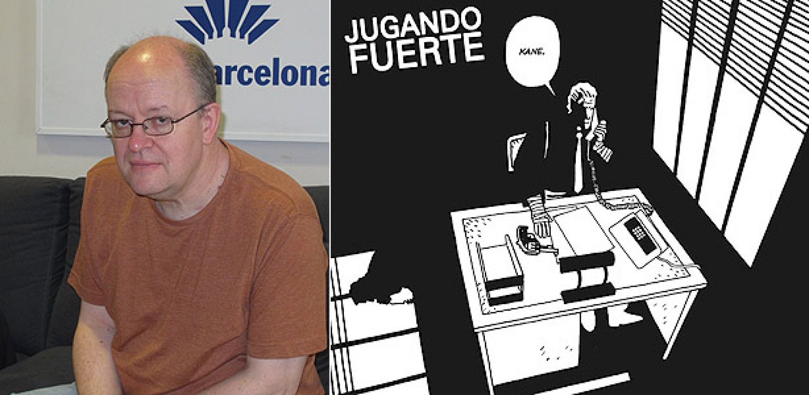 Paul Grist y su personaje más conocido, Kane