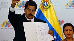 Maduro es proclamado ganador de los comicios y promete cumplir con el legado de Chávez