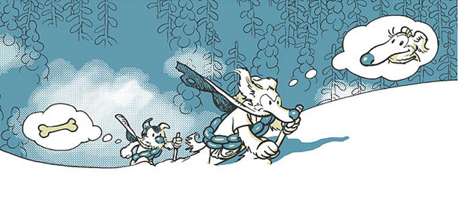 Fragmento de una viñeta de 'La saga de 'Atlas y Axis. Tomo 2'