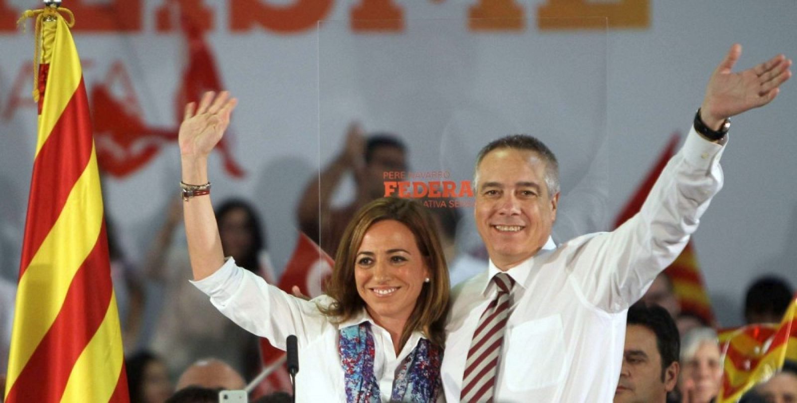 Carme Chacón y Pere Navarro en una imagen de archivo