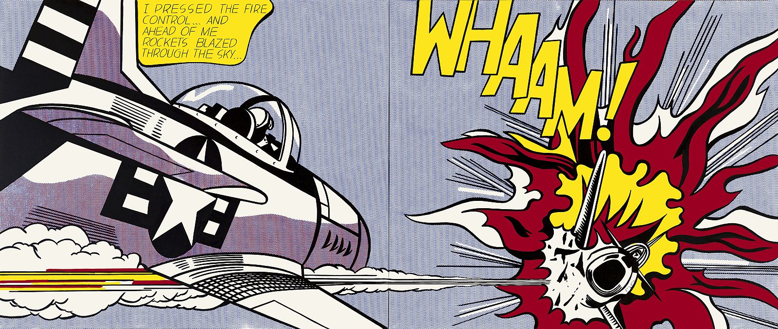 'Whaam!' (1963), Roy Lichtenstein. Tate Modern.