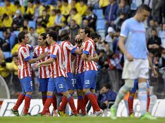 El Atlético asegura la Champions y deja al Celta al borde del descenso
