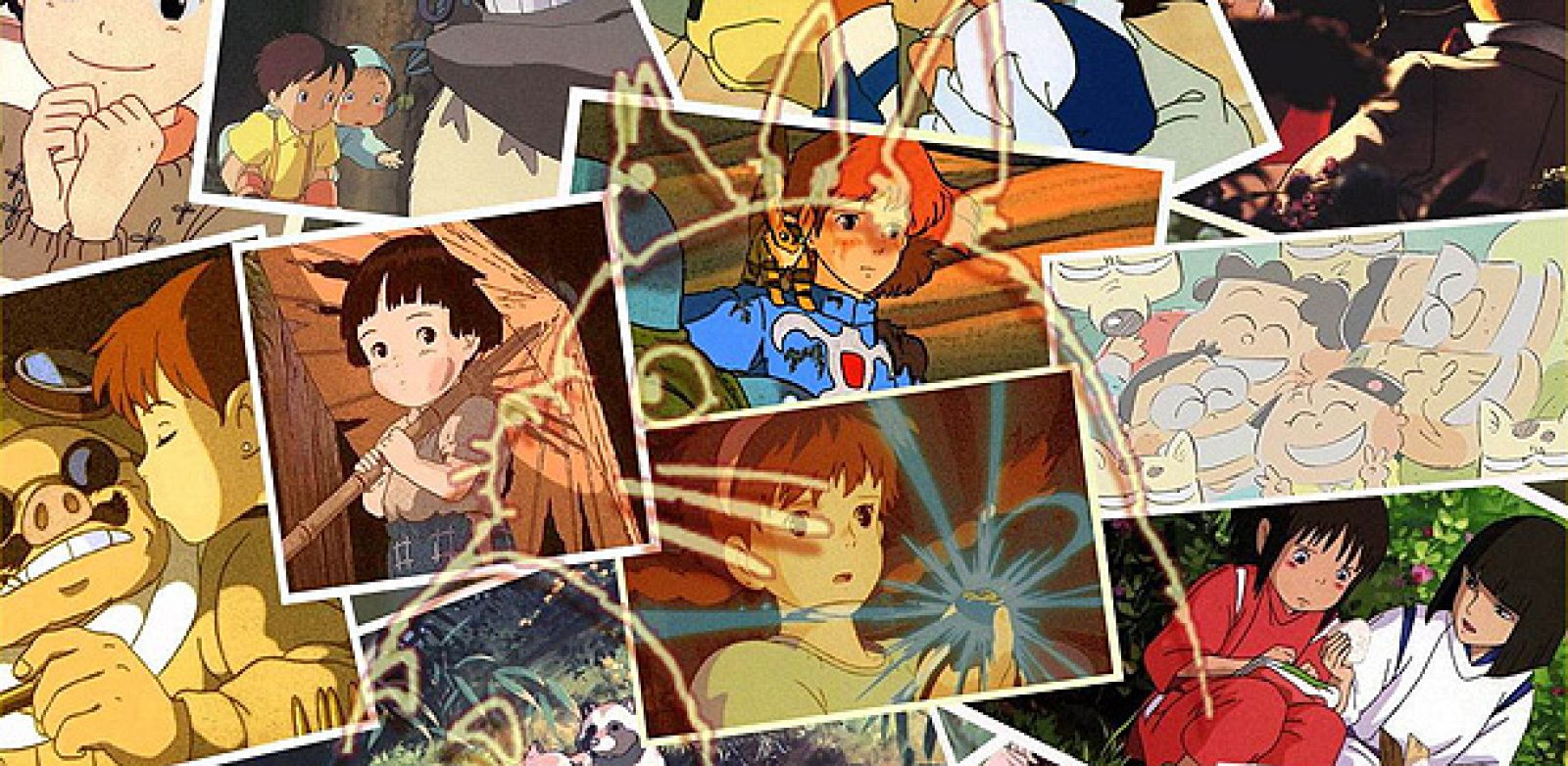 Montaje fotográfico con varios de los éxitos de Ghibli
