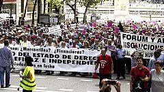 Unos 3.000 afectados de Fórum y Afinsa exigen justicia siete años después