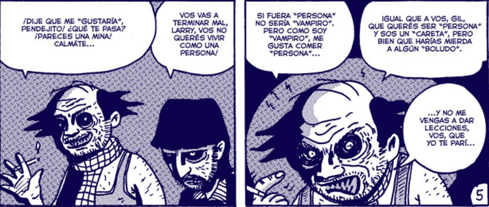 Viñetas de 'La Calambre', de Angel Mosquito