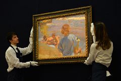 "Niños en la playa" de Sorolla, vendido por 3,24 millones de euros en Londres