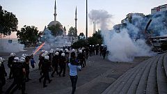 Erdogan califica de "extremistas" a los manifestantes turcos en el cuarto día de protestas