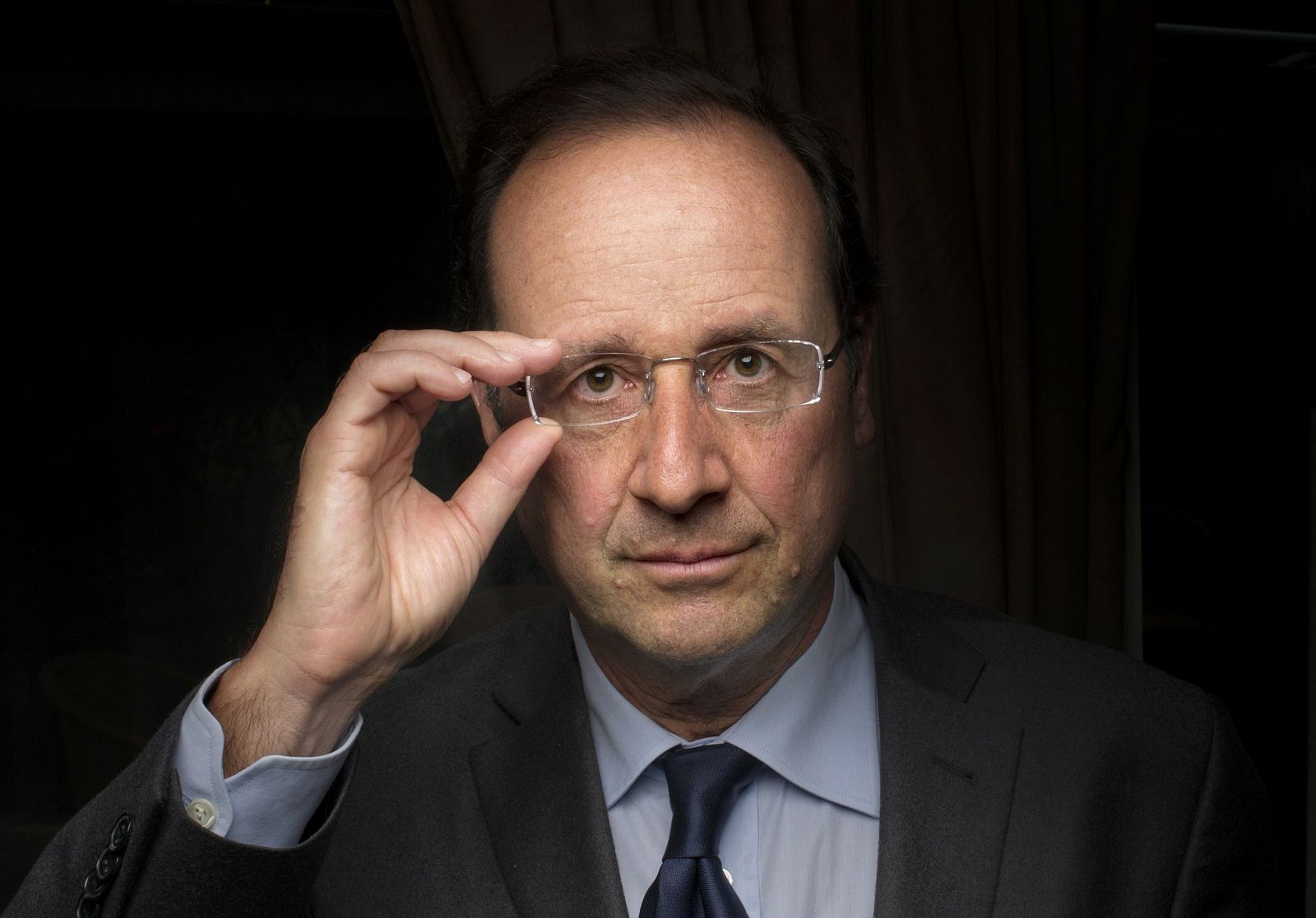 François Hollande, el candidato tranquilo que aspira un destino único.