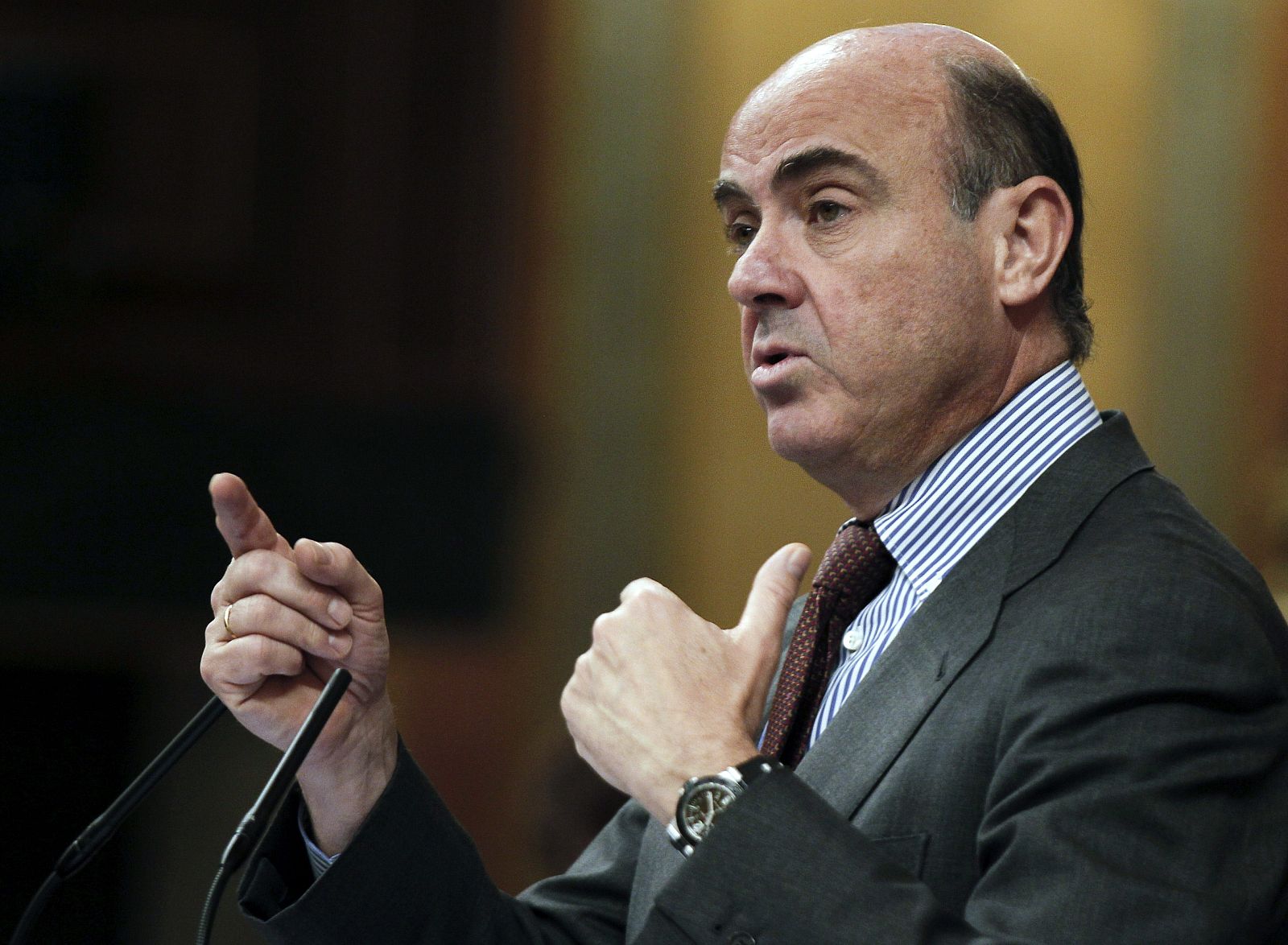 El ministro de Economía y Competitividad, Luis de Guindos
