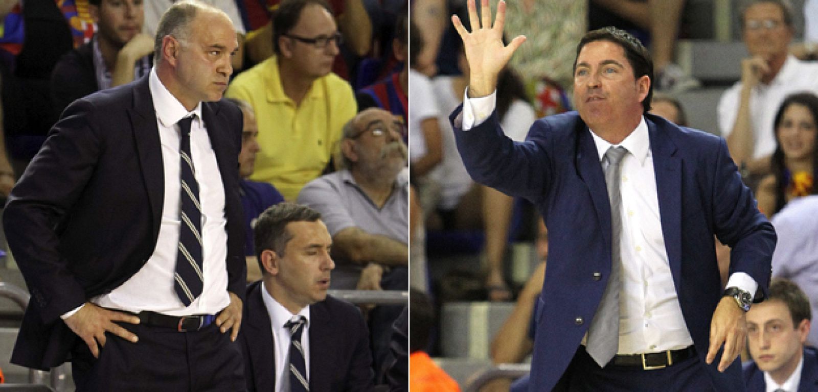 Pablo Laso y Xavi Pascual