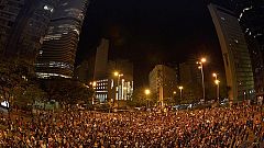 Las protestas en Brasil continúan aunque con menos manifestantes