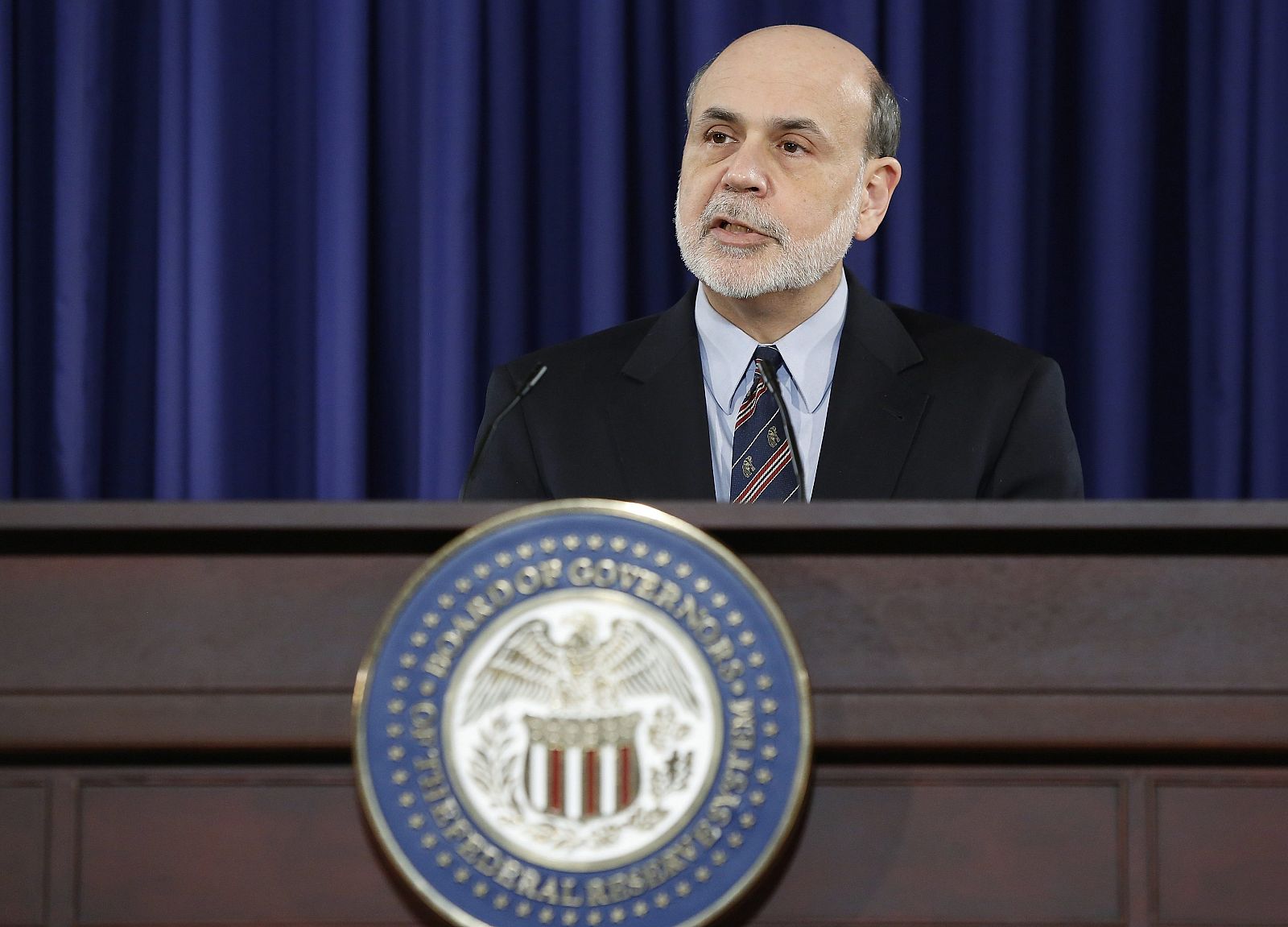 El presidente de la Reserva Federal, Ben Bernanke