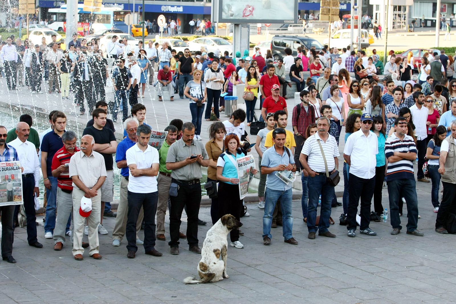 Protesta silenciosa en Ankara, el miércoles