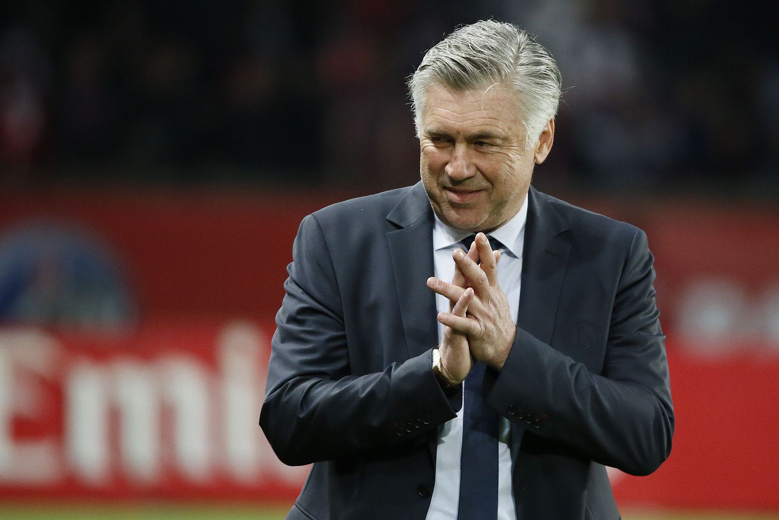 El entrenador italiano, Carlo Ancelotti.