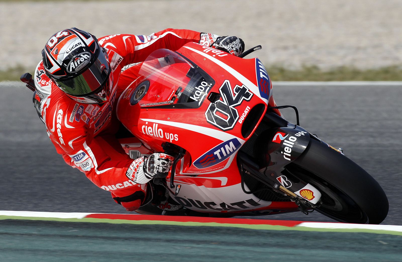 Andrea Dovicioso, protagonista de un roce con Héctor Barberá