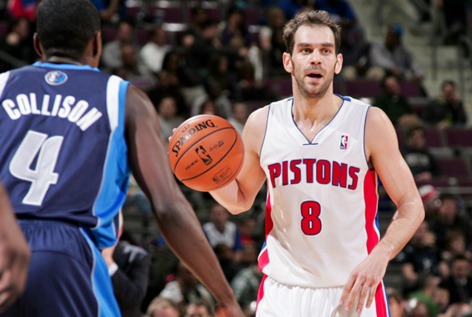 José Calderón, jugando ante el que será su nuevo equipo, Dallas Mavericks