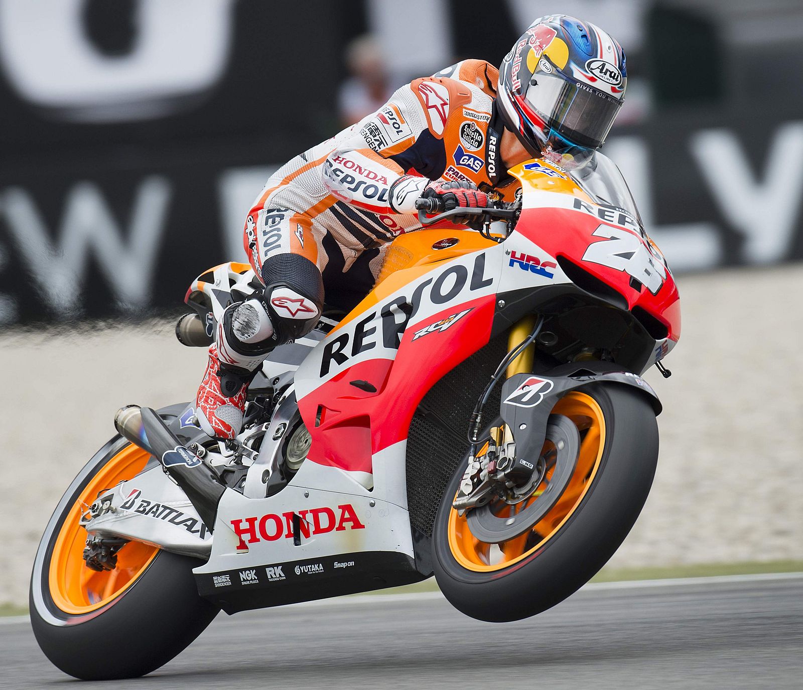 El líder de MotoGP, el español Dani Pedrosa