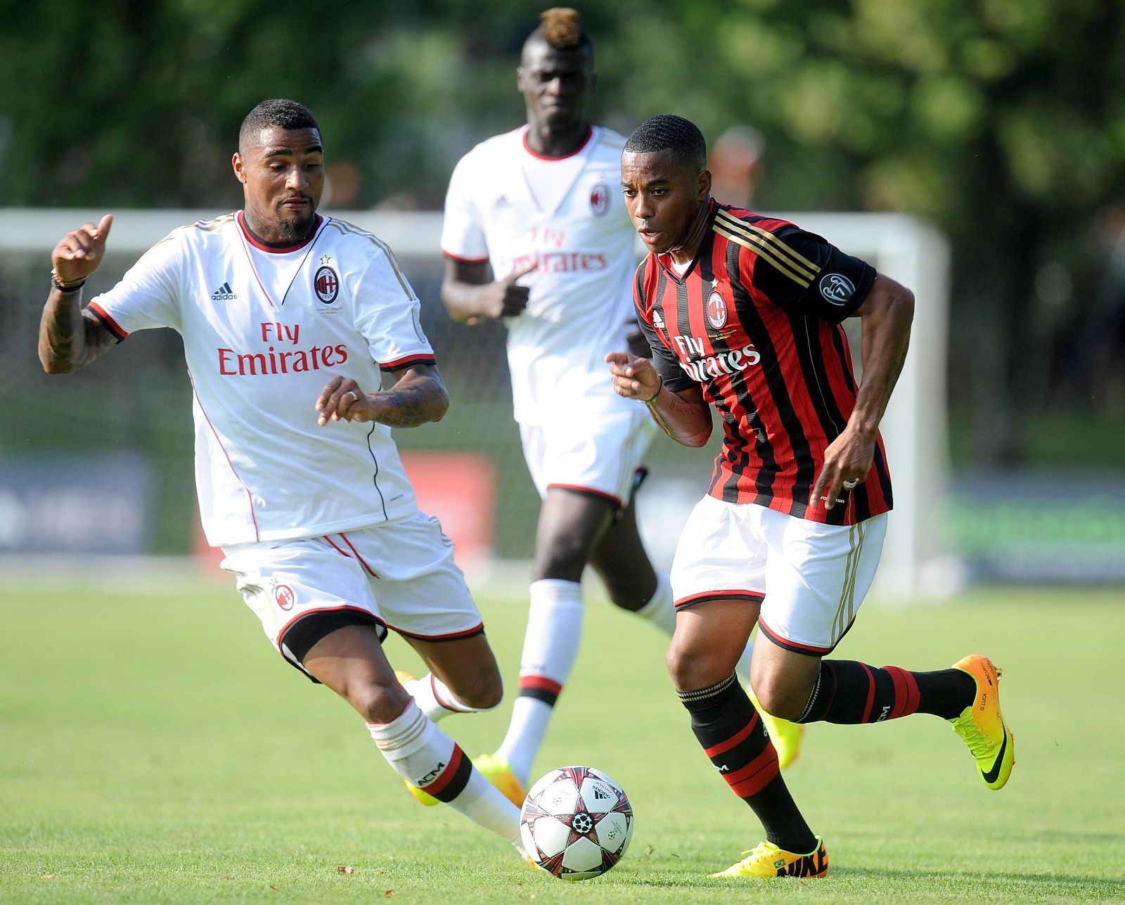 El delantero brasileño del Milan, Robinho.