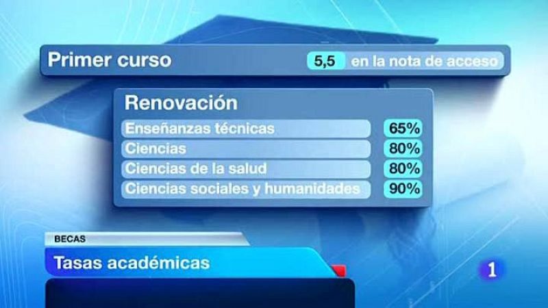 Los nuevos universitarios tendrán que tener un 6,5 para las becas compensatorias y de residencia