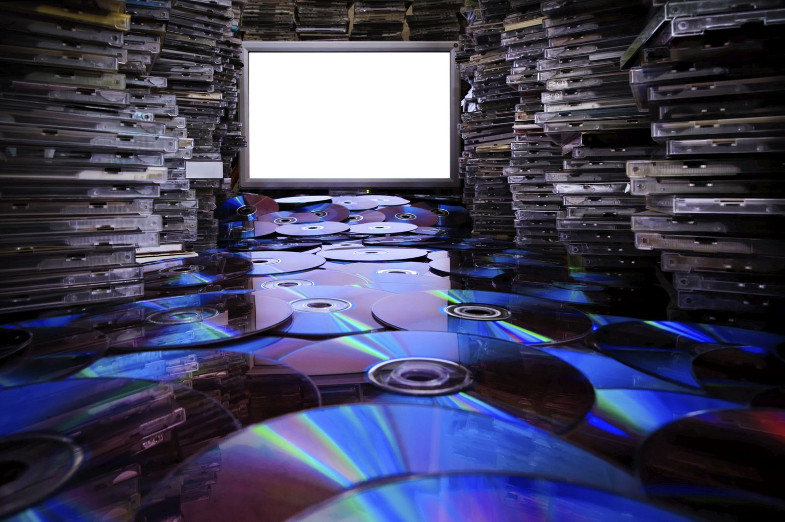 Discos de CD, DVD, Blue-Ray de almacenamiento de datos