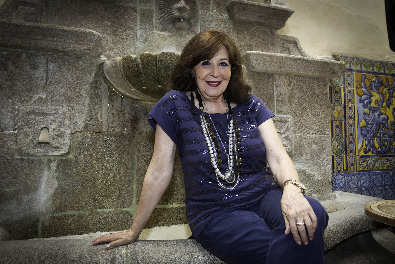 Concha Velasco, días antes de cortarse el pelo casi al cero para interpretar a Hécuba