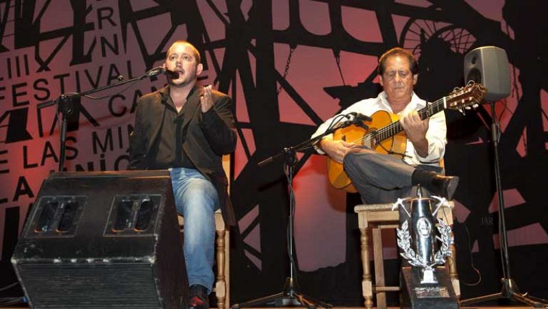 Jeromo Segura, ganador del Festival del Cante de las Minas