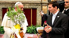 Italia-Argentina juegan un amistoso en homenaje al papa Francisco