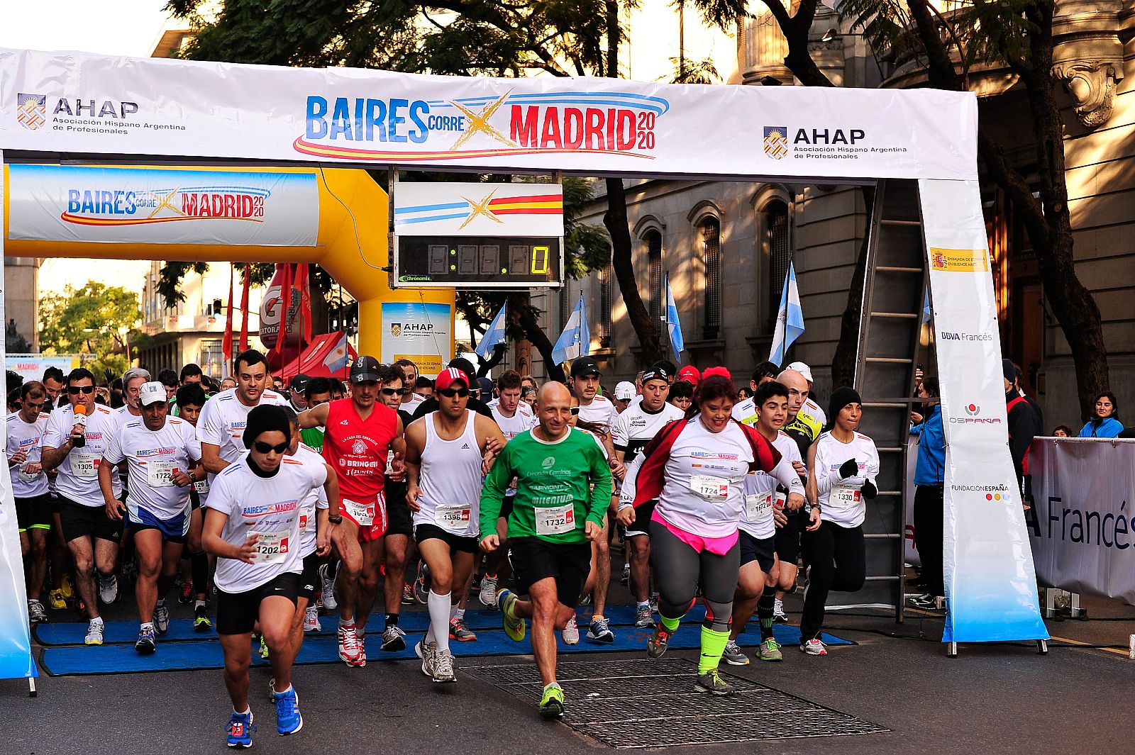 BUENOS AIRES CORRIÓ EN APOYO DE LA CANDIDATURA DE MADRID 2020