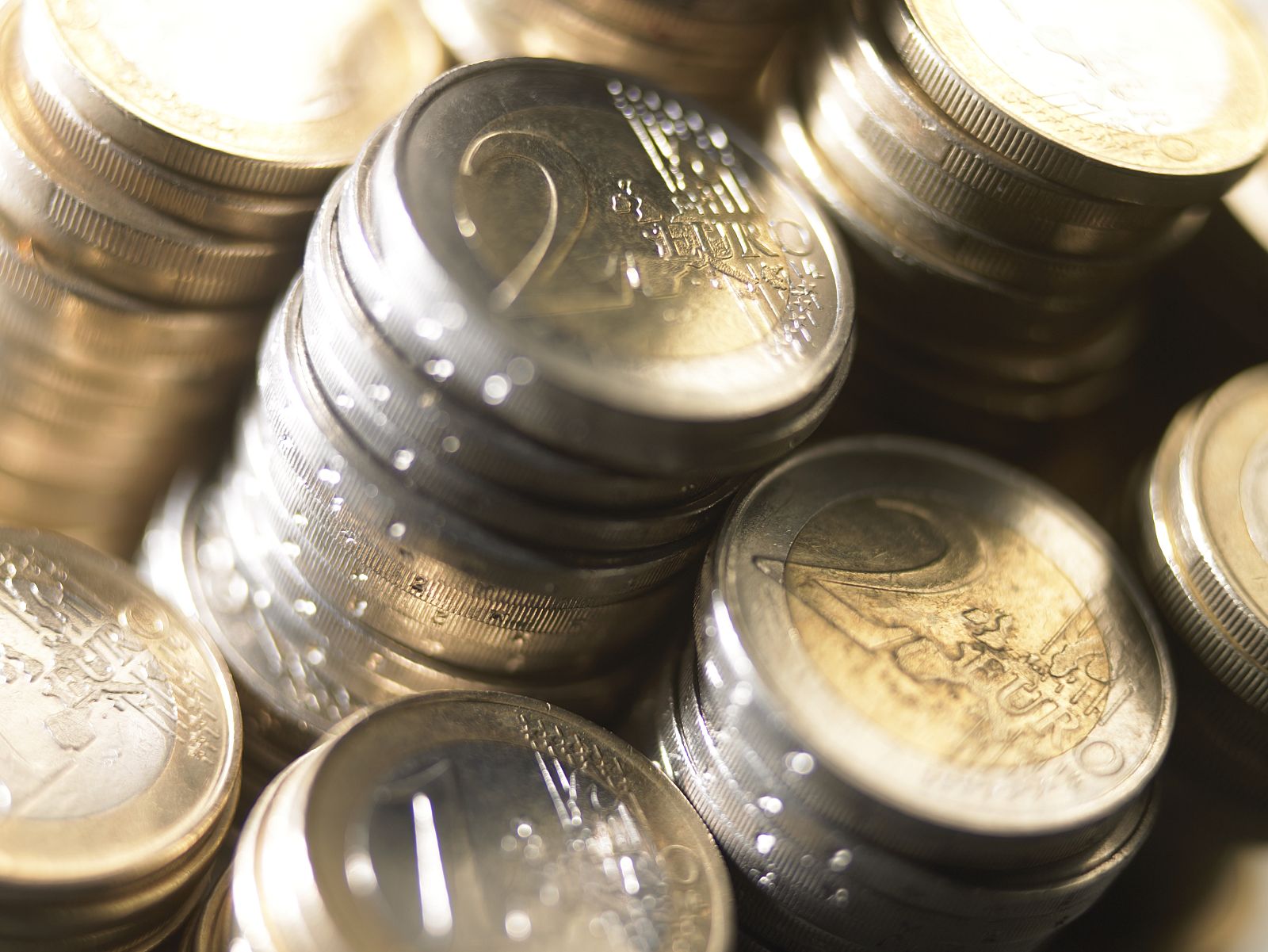 Monedas de 1 y 2 euros