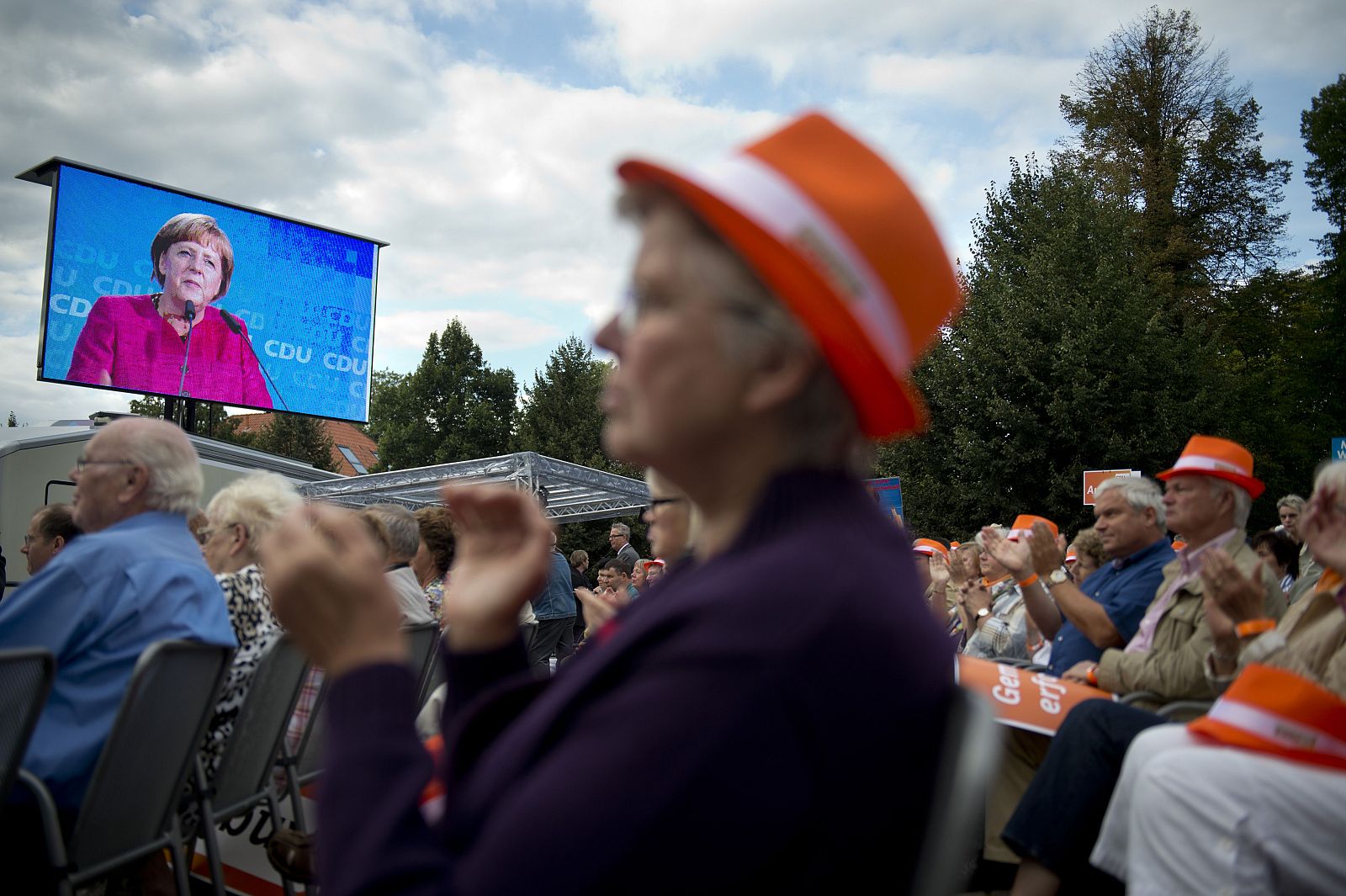 La crisis del euro, los rescates y el papel de Alemania en el euro se adueñan de la campaña electoral germana