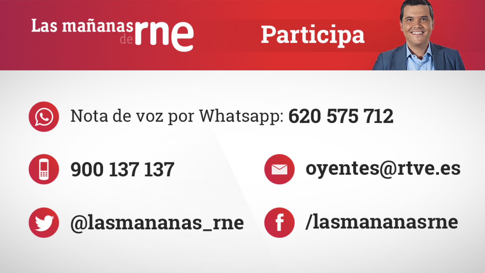 ¡Participa en 'Las mañanas de RNE'!