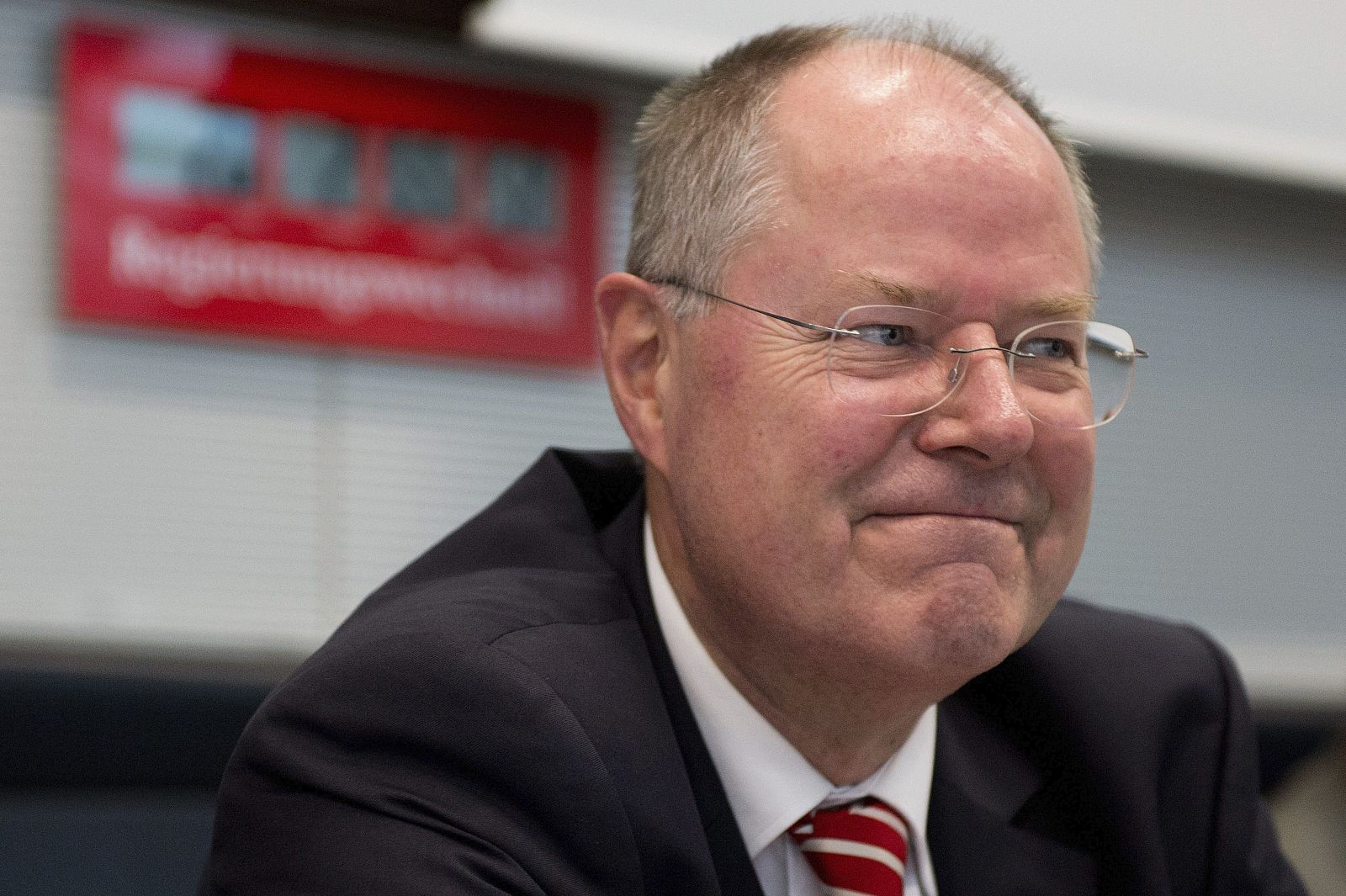 El candidato del Partido Socialdemócrata, Peer Steinbrück