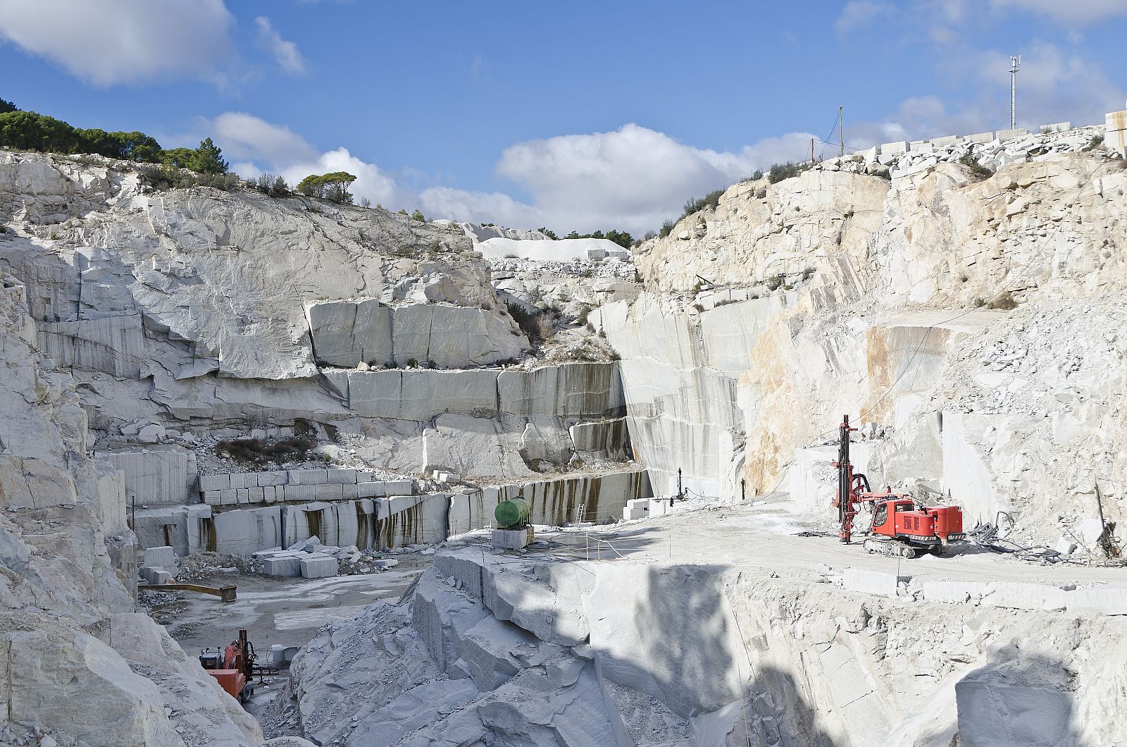 Imágenes de archivo de una cantera
