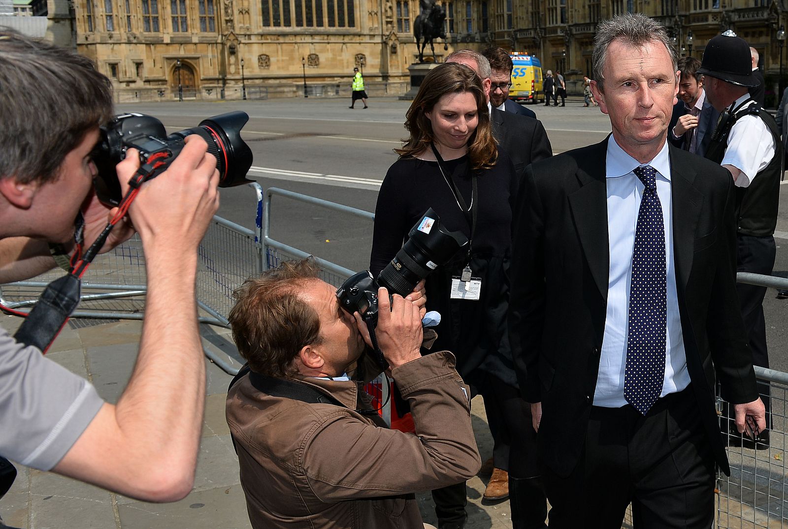Fotografía de archivo de Nigel Evans, vicepresidente de la Cámara de los Comunes británica