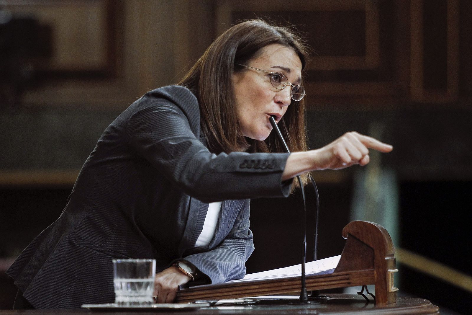 La portavoz del grupo socialista, Soraya Rodríguez, en una imagen de archivo.