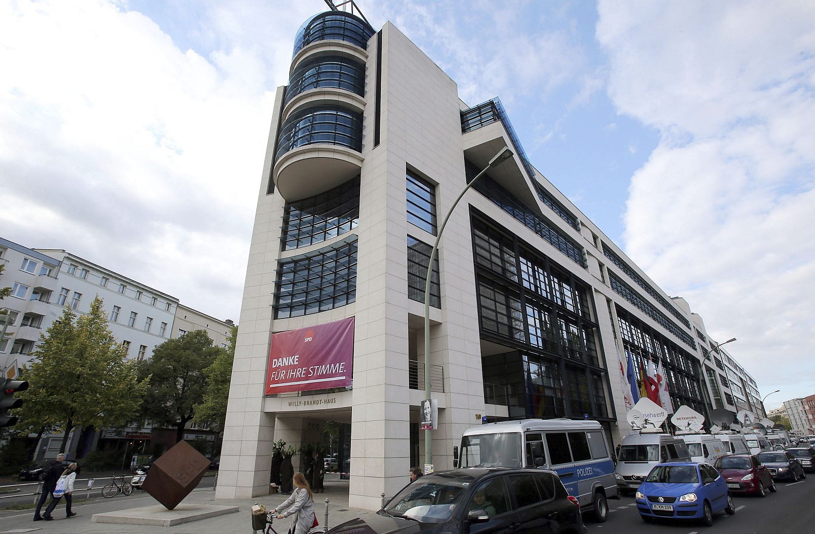 Imagen de la sede del Partido Socialdemócrata Alemán (SPD), en Berlín