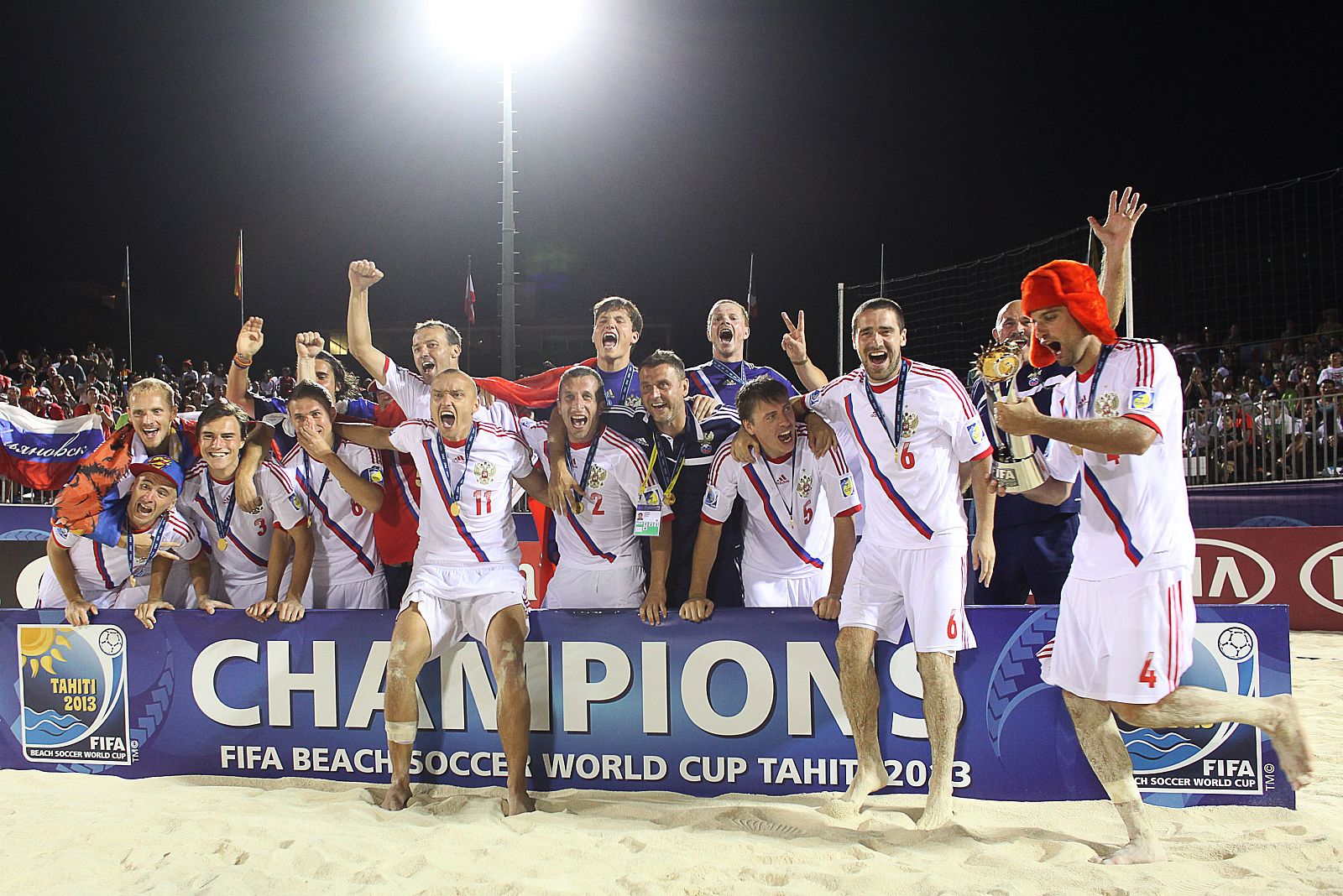 ESPAÑA - RUSIA DE FÚTBOL PLAYA