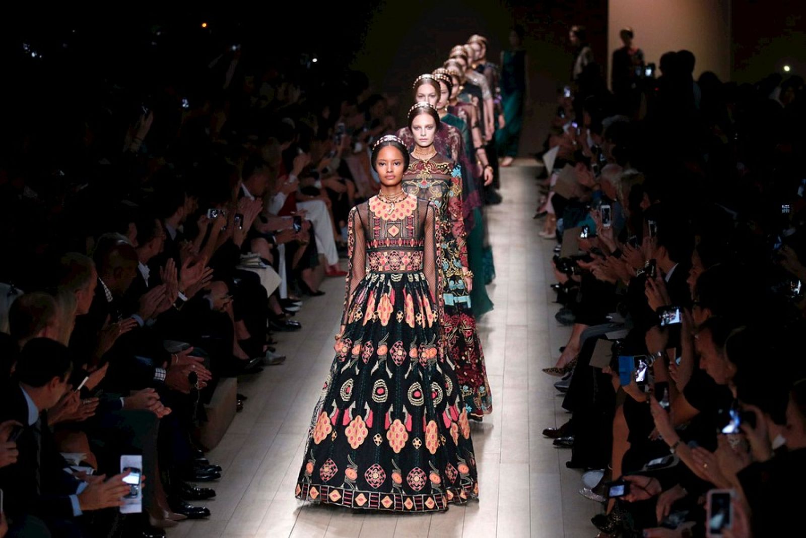 Desfile de Valentino, primavera y verano 2013