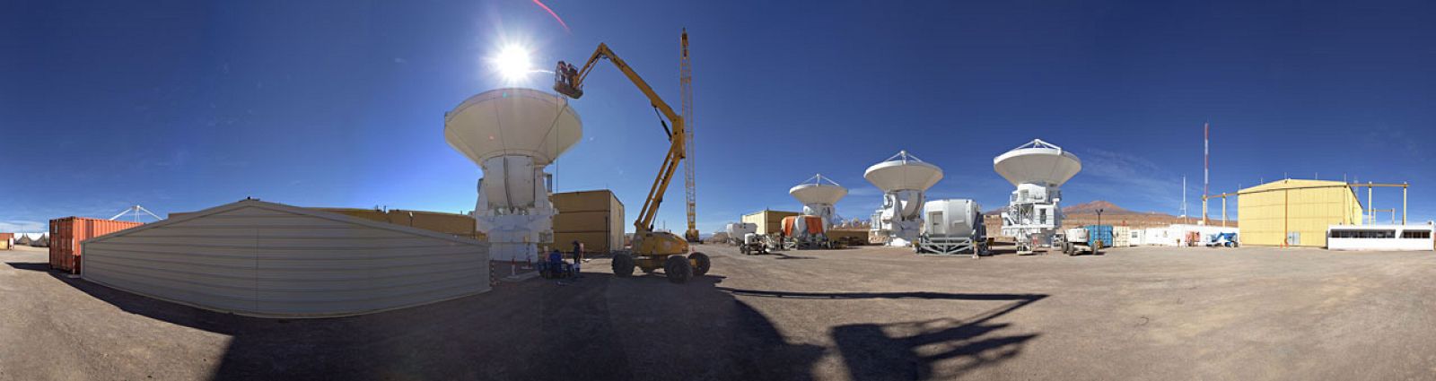 Las instalaciones del Consorcio Europeo AEM en Chajnator en Chile