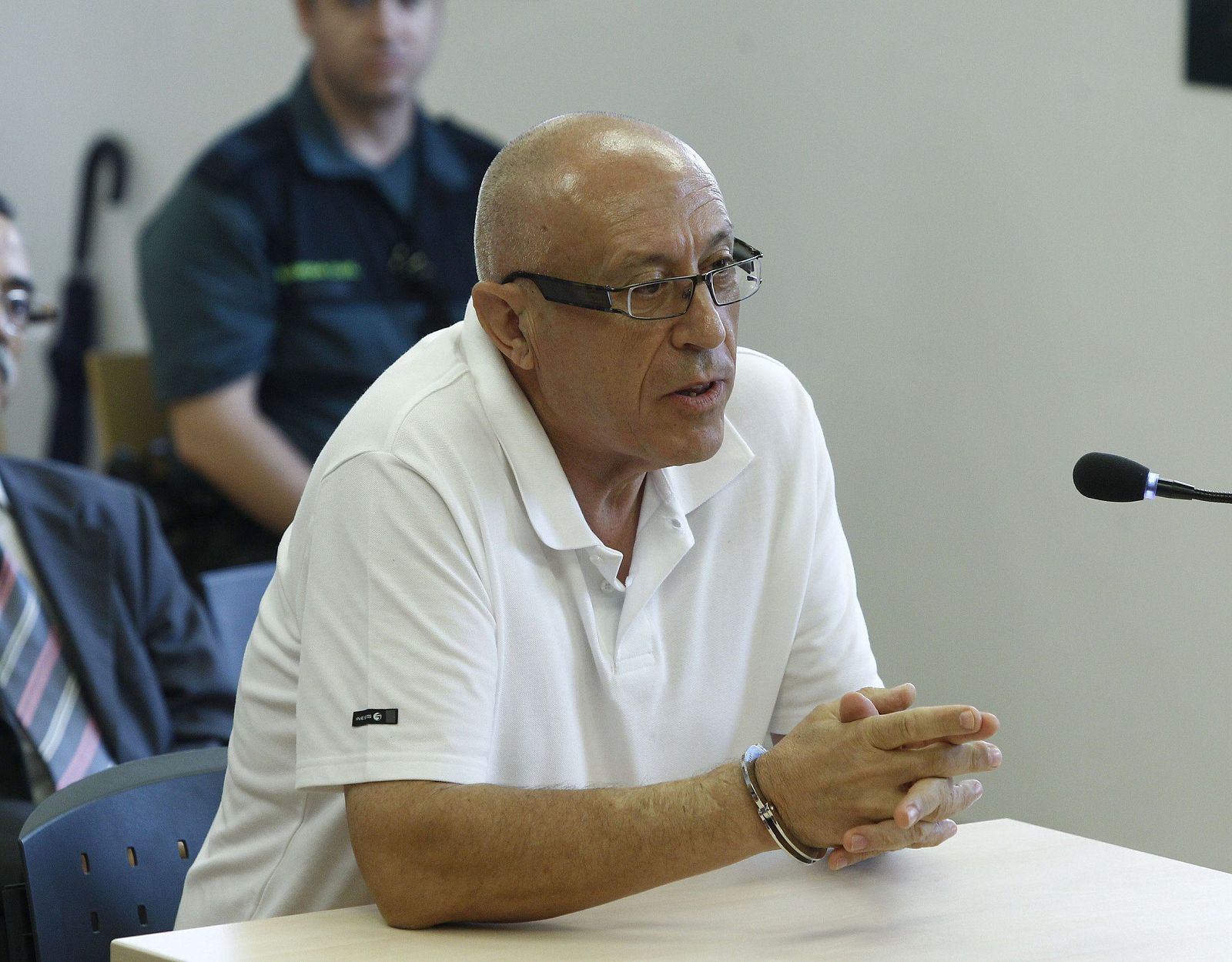 El empresario Vicente Vilar, durante su declaración como imputado por el 'caso Naranjax'.