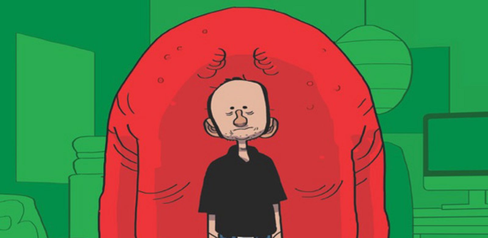 Fragmento de la portada de 'Spleen', de Esteban Hernández'spleen-600