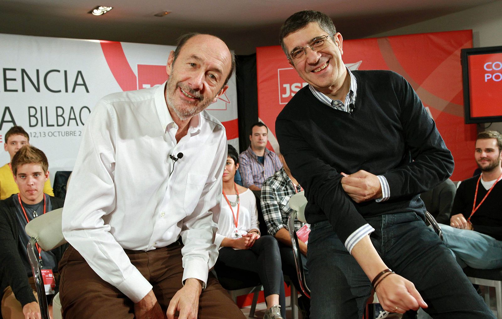 Alfredo Pérez Rubalcaba y Patxi López