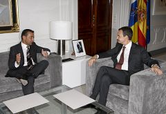 Zapatero y Rivero pasan "de las palabras" a los hechos y normalizan las relaciones