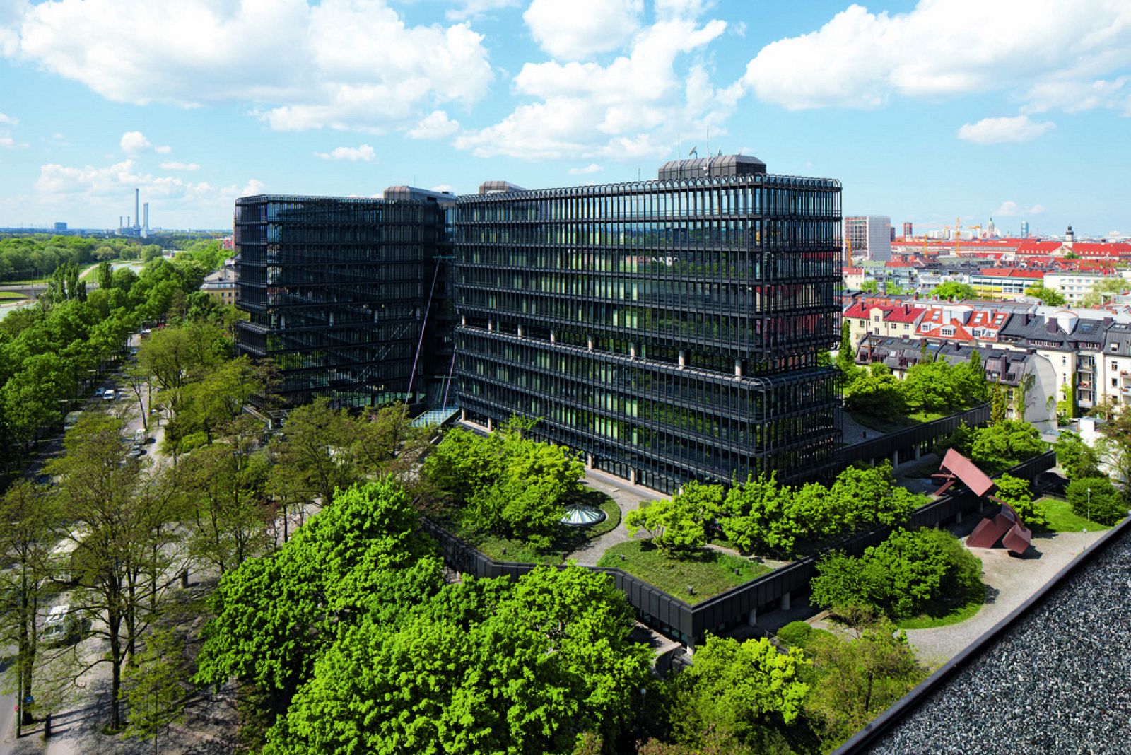 Sede en Munich de la Oficina Europea de Patentes.