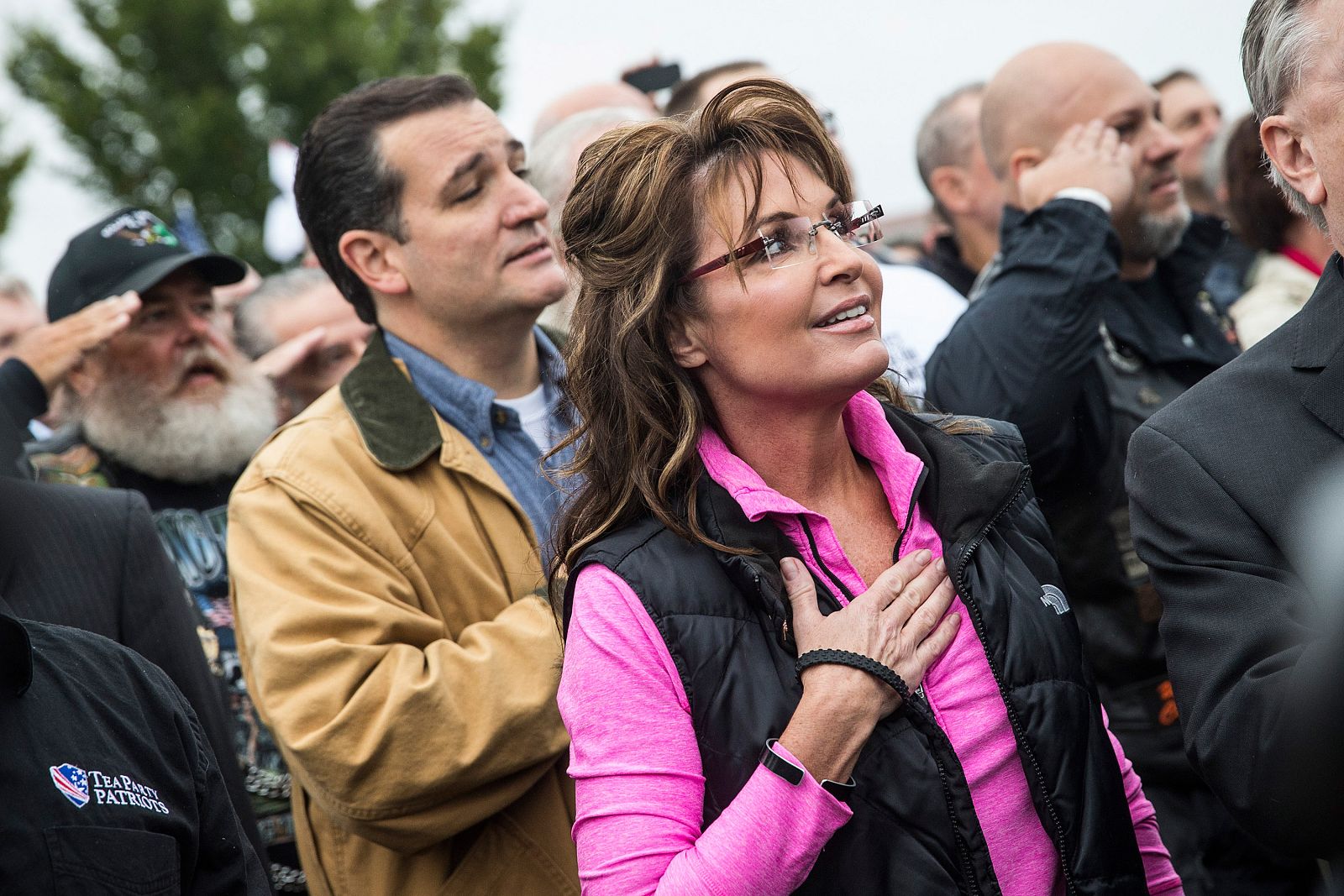 Sarah Palin y Ted Cruz