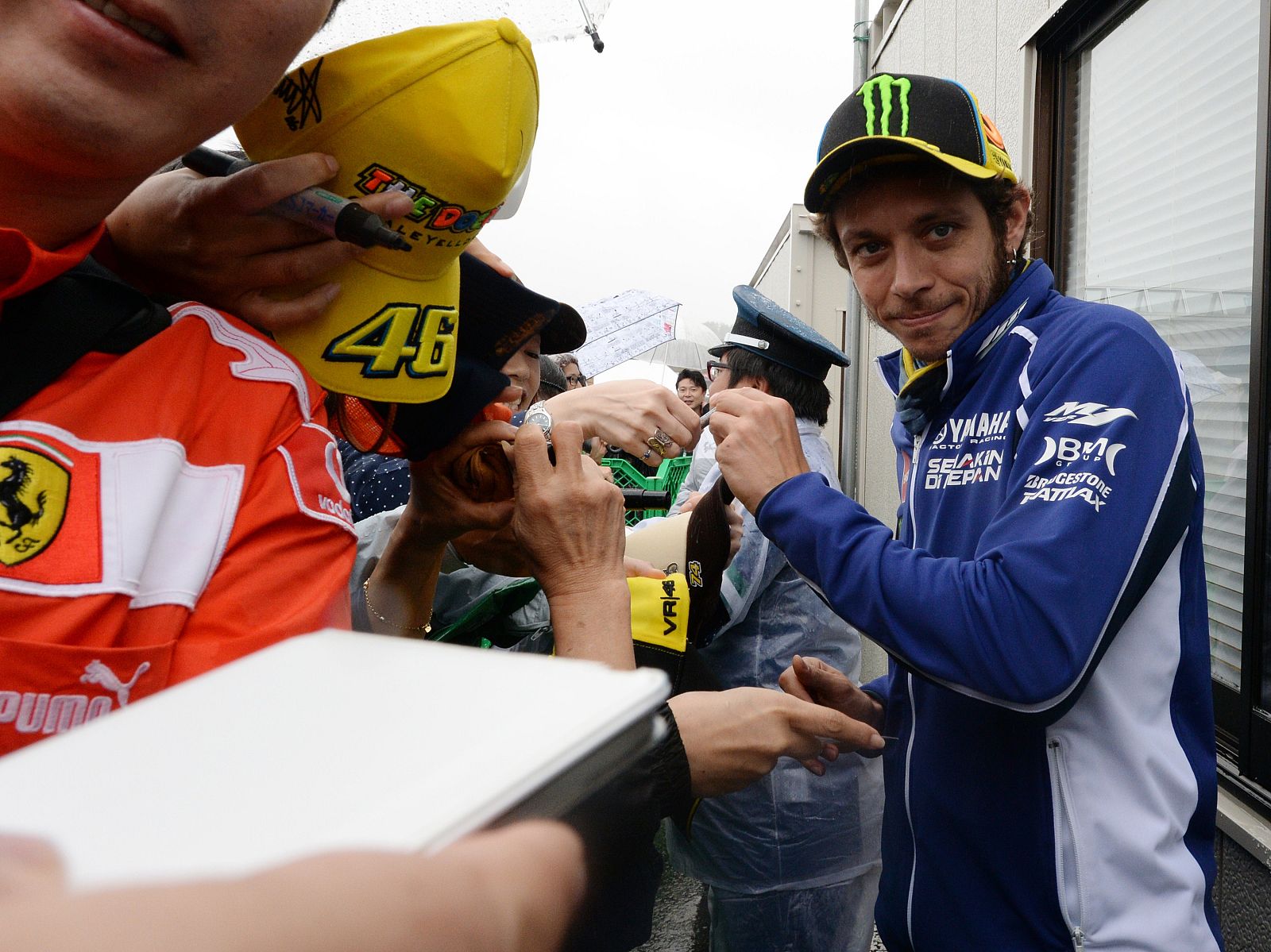 Imagen de archivo de Valentino Rossi en el circuito de Motegi.